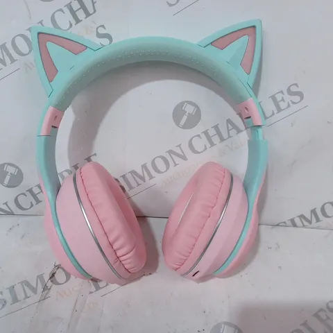 BOXED UNBRANDED DR-57 CAT EAR HEADPHONES