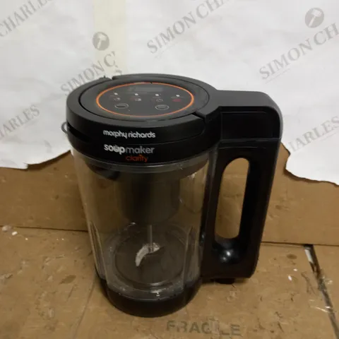 MORPHY RICHARDS CLARITY SOUP MAKER