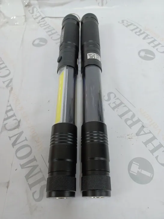 SET OF 2 SFIXX LED TORCH IN BLACK 