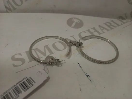 GUESS HEART TO HEART LADIES HOOP EARRINGS RRP £49