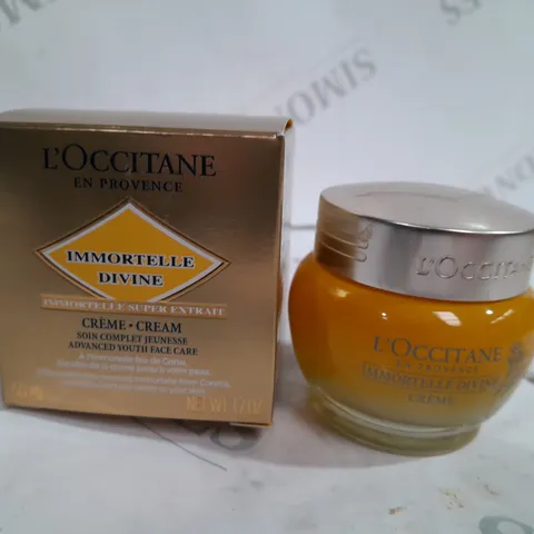 L'OCCITANE IMMORTELLE DIVINE FACE CREAM 50 ML