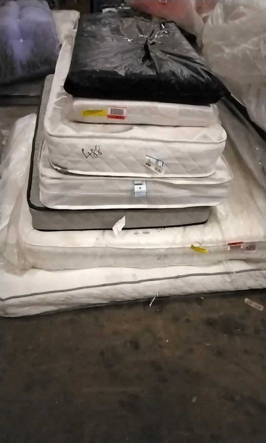 LOT OF 7 ASSORTED MATTRESSES 