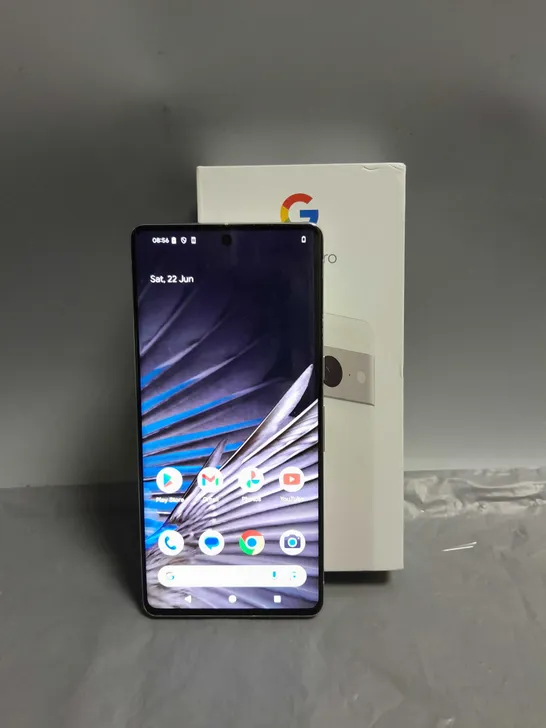 BOXED GOOGLE PIXEL 7 PRO IN WHITE 