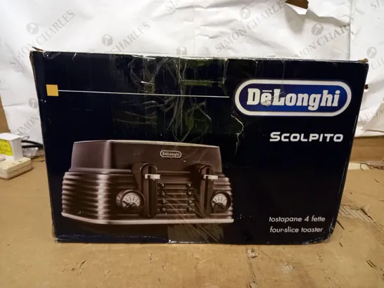 DE'LONGHI SCOLPITO 4 SLOT TOASTER