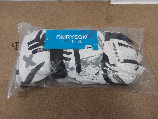 BOX OF APPROXIMATELY 18X PAIRS OF BRAND NEW FAIRYEON DARTHVADER SKI/SNOWBOARD WINTER GLOVES - SIZES VARY, MAINLY SIZES: L AND XL (1 BOX)