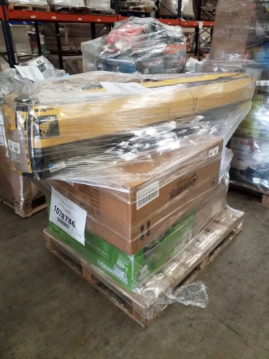 PALLET OF APPROXIMATELY 6 UNPROCESSED RAW RETURN HOUSEHOLD AND ELECTRICAL GOODS TO INCLUDE;