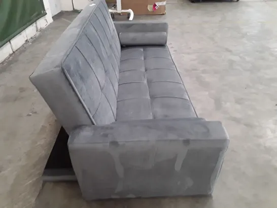 QUALITY DESIGNER CLIC-CLAC SOFA BED - GREY FABRIC