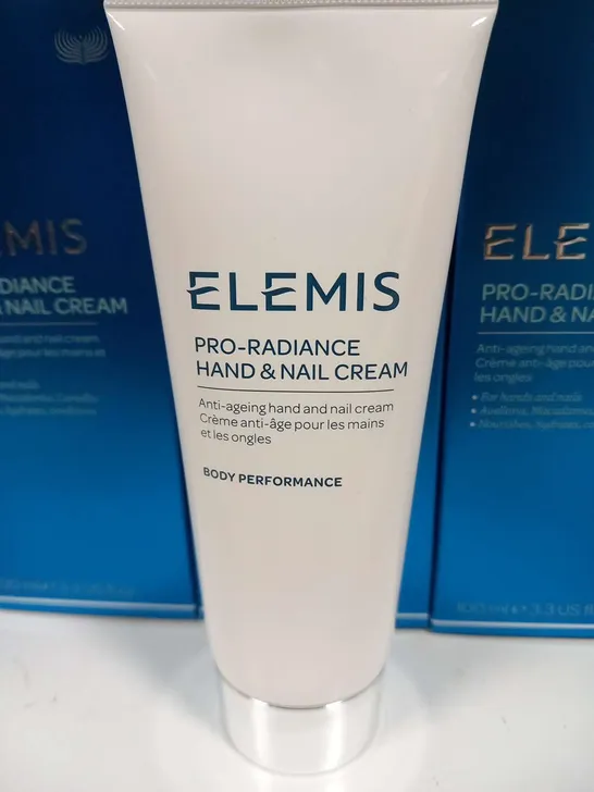 APPROXIMATELY SIX ELEMIS PRO-RADIANCE HAND AND NAIL CREAM 100ML