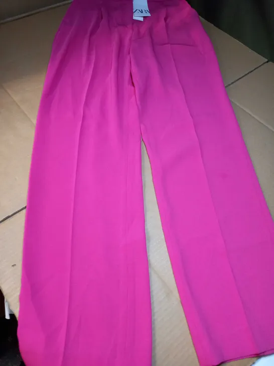 ZARA HOT PINK SUIT TROUSERS - MEDIUM