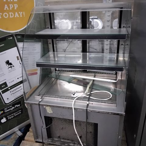 REFRIGERATED SERVE THROUGH COUNTER DISPLAY UNIT