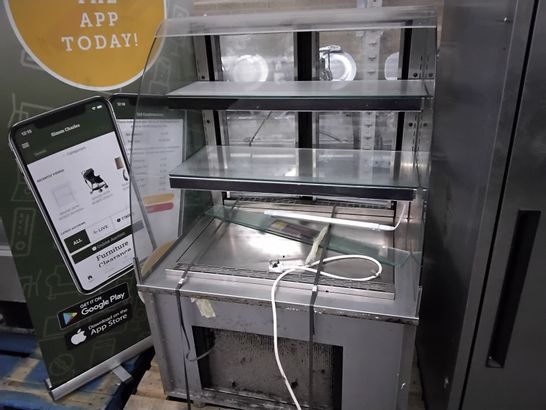 REFRIGERATED SERVE THROUGH COUNTER DISPLAY UNIT