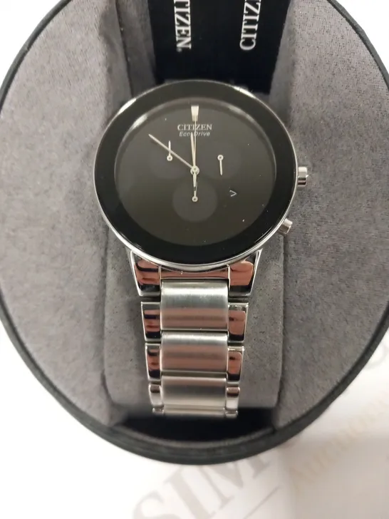 BOXED CITIZEN ECO-DRIVE MENS AXIOM WRIST WATCH