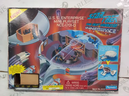 STAR TREK THE NEXT GENERATION INNERSPACE SERIES USS ENTERPRISE MINI PLAYSET