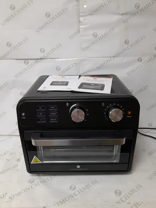 COOK'S ESSENTIAL 21-LITRE AIRFRYER OVEN IN BLACK