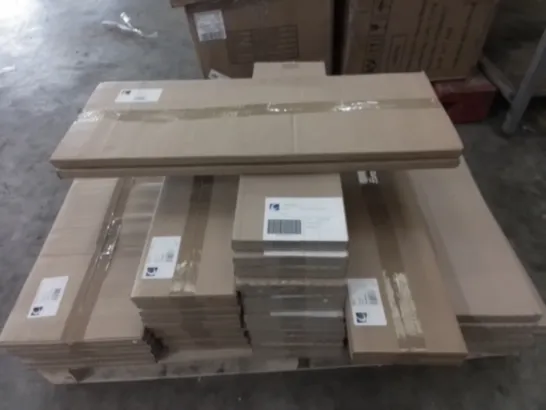 PALLET OF ASSORTED FITTING ITEMS TO INCLUDE BASIN DOORS,200 CUPBOARD DOORS AND4 DRAWER PACKS