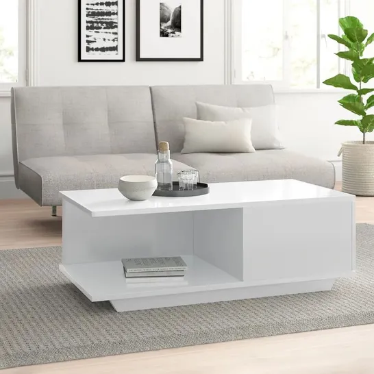 BOXED THERESA COFFEE TABLE WITH STORAGE