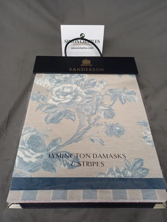 SANDERSON LYMINGTON DAMASKS & STRIPES FABRIC SAMPLE BOOK