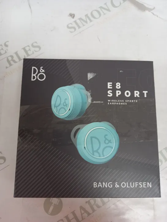 BOXED BANG & OLUFSEN BEOPLAY E8 SPORT TWS EARPHONES - BLUE