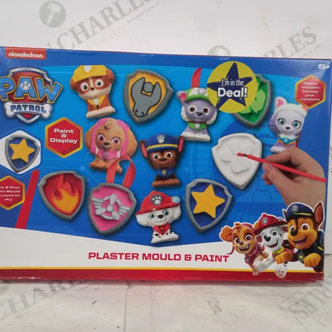 PAW PATROL PLASTER MOULD & PAINT