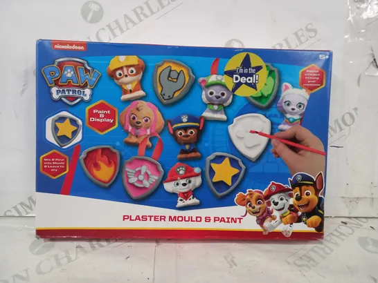 PAW PATROL PLASTER MOULD & PAINT