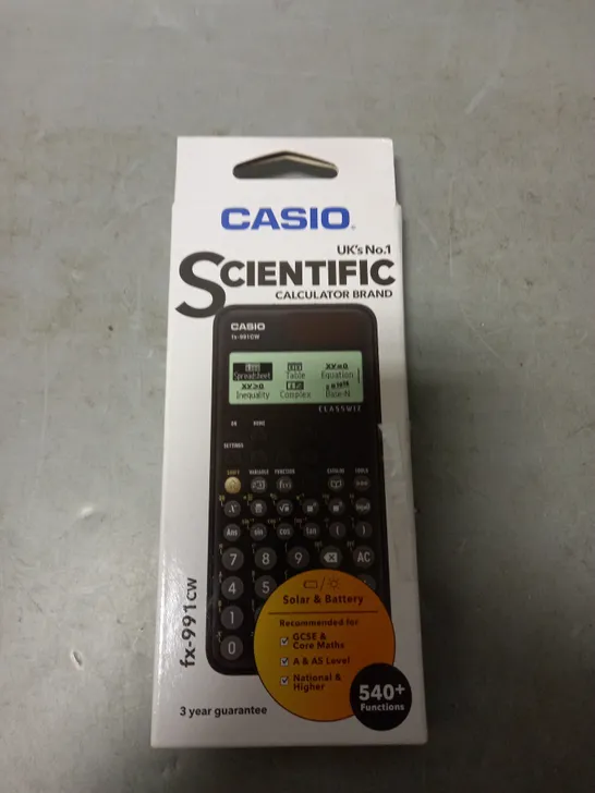 BOXED CASIO SCIENTIFIC CALCULATOR BRAND 