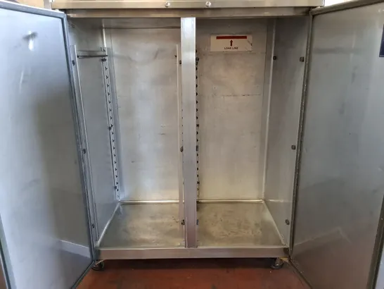 WILLIAMS HJ2SA UPRIGHT DOUBLE DOOR STAINLESS STEEL FRIDGE