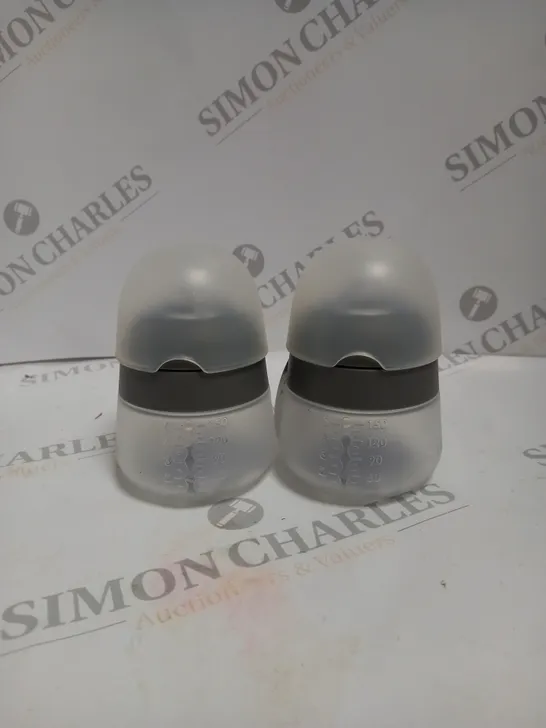 BOXED NANOBEBE SILICONE BOTTLES - 2 PACK. 