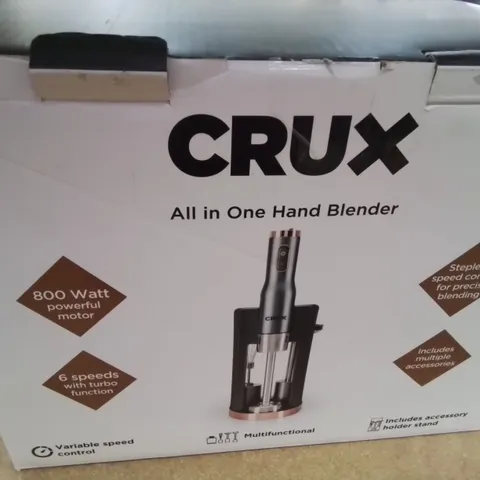 BOXED CRUX ALL IN ONE HAND BLENDER