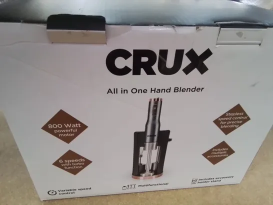 BOXED CRUX ALL IN ONE HAND BLENDER