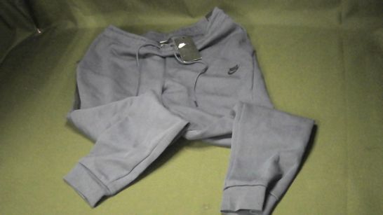 NIKE SLIM FIT TRACKSUIT BOTTOMS IN BLUE - XL