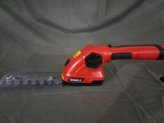 SHALL CORDLESS HEDGE TRIMMER & GRASS SHEAR- 7.2 V