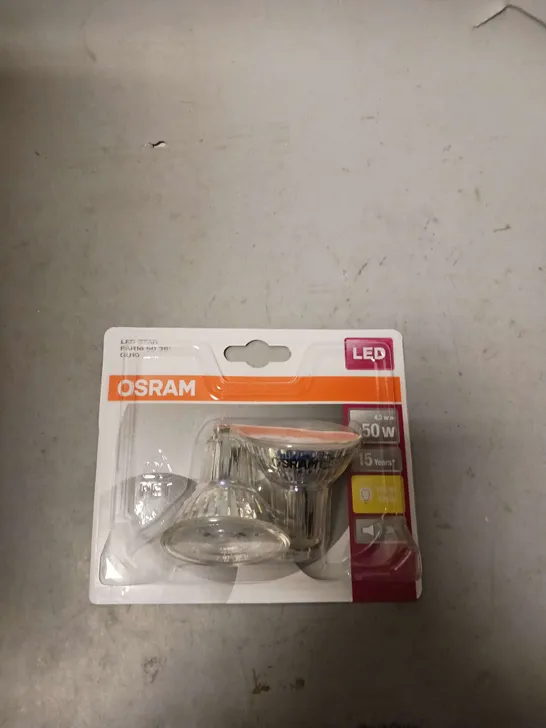 30 X SEALED (2 LIGHTS PER PACK) OSRAM GU10 LED STAR SPOTLIGHTS - WARM LIGHT