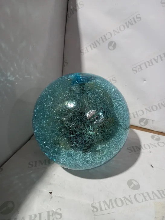 MR CHRISTMAS 8" GLASS CRACKLE SPHERE