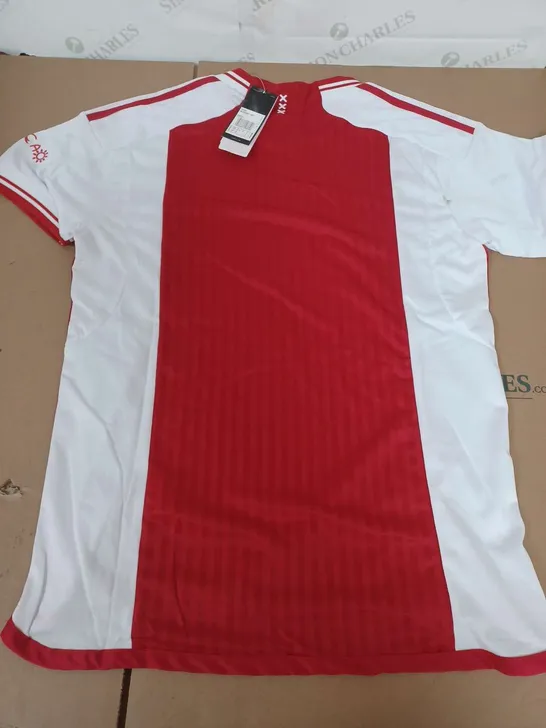 ADIDAS AJAX HOME SHIRT - UK MEDIUM