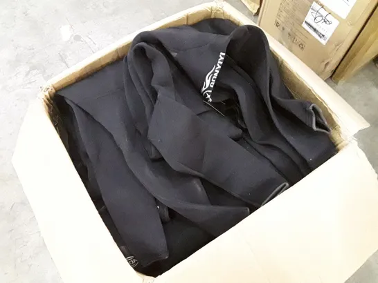 BOX OF APPROXIMATELY 9 WET SUITS