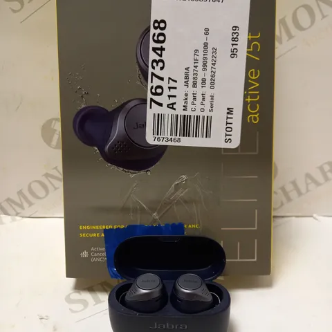 JABRA ELITE ACTIVE 75T WIRELESS IN EAR HEADPHONES