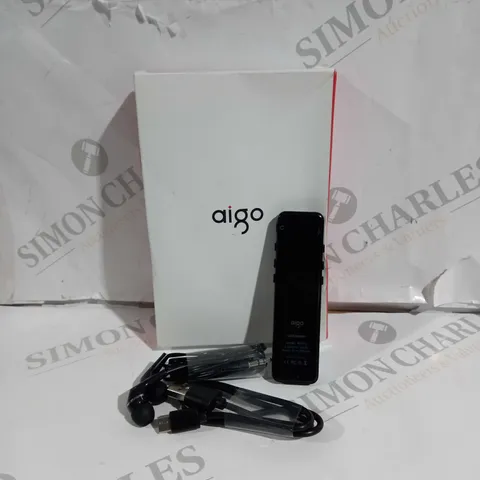 BOXED AIGO DIGITAL VOICE RECORDER R6933 