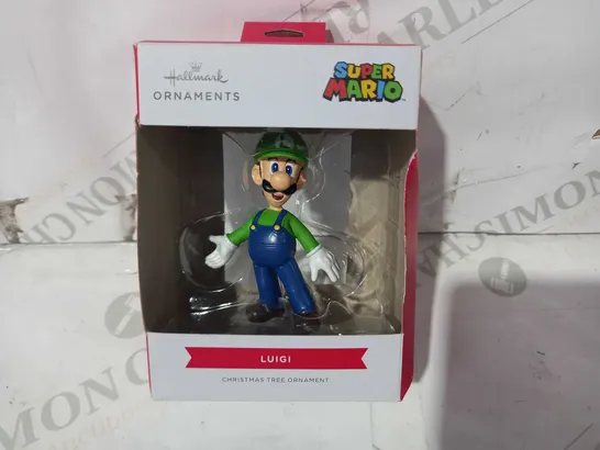 HALLMARK ORNAMENTS SUPER MARIO LUIGI CHRISTMAS TREE ORNAMENT