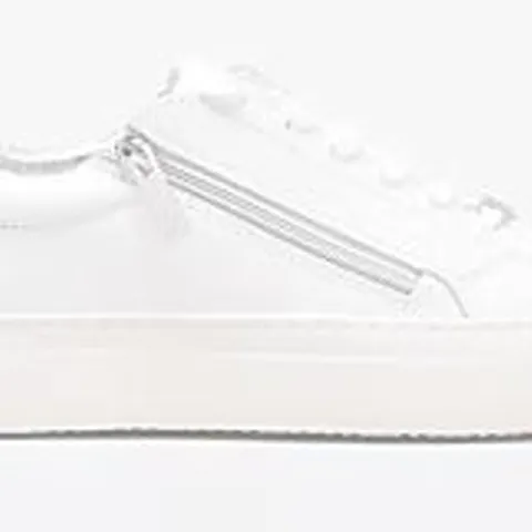 MODA IN PELLE BALIZE LEATHER TRAINER WHITE SIZE 8