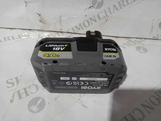 RYOBI ONE PLUS LITHIUM 18V BATTERY