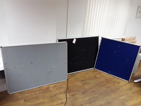 THREE ASSORTED LARGE NOTICE BOARDS