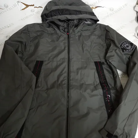 ZAVETTI CANADA POTENZA WIND BREAKER IN ASPHALT - SMALL