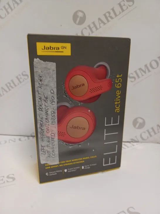 BOXED JABRA ELITE ACTIVE 65T EARBUDS