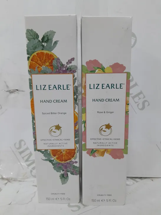 BOXED LIZ EARLE SET OF 2 HAND CREAMS