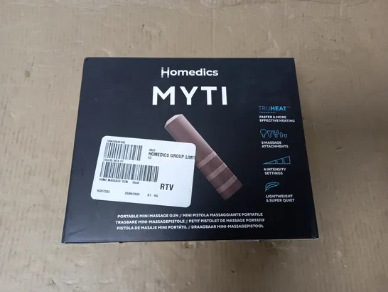 HOMEDICS MYTI PORTABLE MINI MASSAGER - DUSK