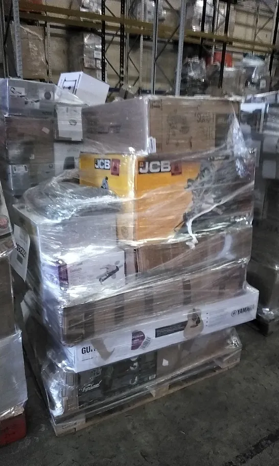 PALLET OF APPROXIMATELY 16 UNPROCESSED RAW RETURN HOUSEHOLD AND ELECTRICAL GOODS TO INCLUDE;