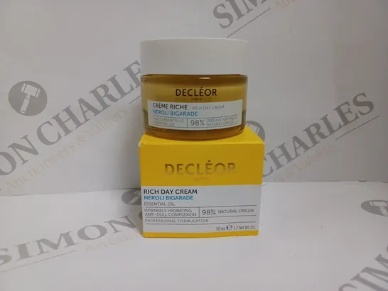 BOXED DECLEOR NEROLI BIGARADE HYDRATING DAY CREAM - 50ML 