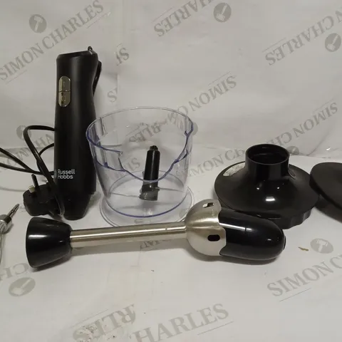 RUSSEL HOBBS DESIRE MATTE BLACK 3-IN-1 HAND BLENDER 