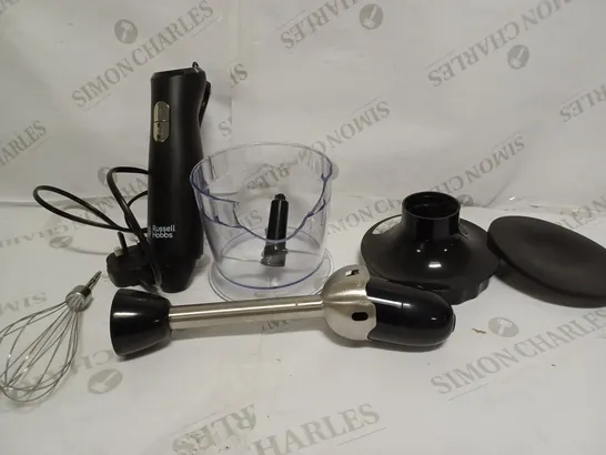 RUSSEL HOBBS DESIRE MATTE BLACK 3-IN-1 HAND BLENDER 