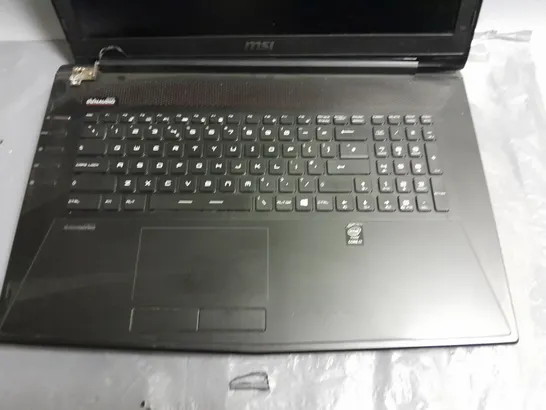 UNBOXED MSI INTEL CORE I7 GEFORCE GTX NOTEBOOK PC - MS-1781